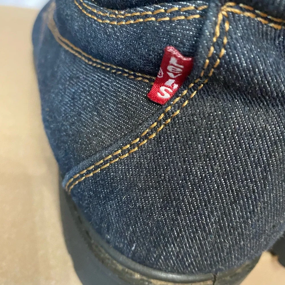 Levi's Men's Denim Chukka Boots - Dark Blue